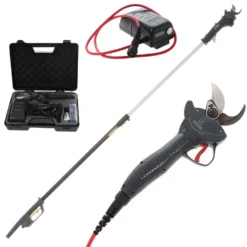 Zanon Shark ZS50 - Forbice Elettrica Da Potatura Su Asta - 50.4V 2.9 Ah - 255 Cm